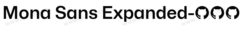 Mona Sans Expanded字体转换